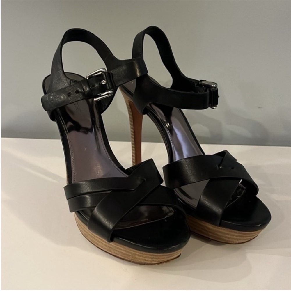 Coach Dani Open Toe Platform Heels